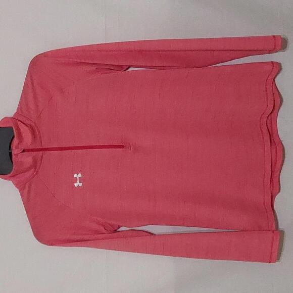 Under Armour Womens 1/4‎ Zip Pullover Top Long Sleeve Athletic - Picture 1 of 7